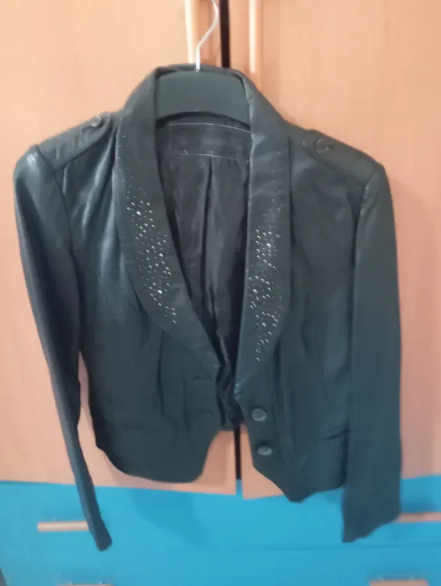 Chaqueta Zara Mujer Talla S Piel Ovina