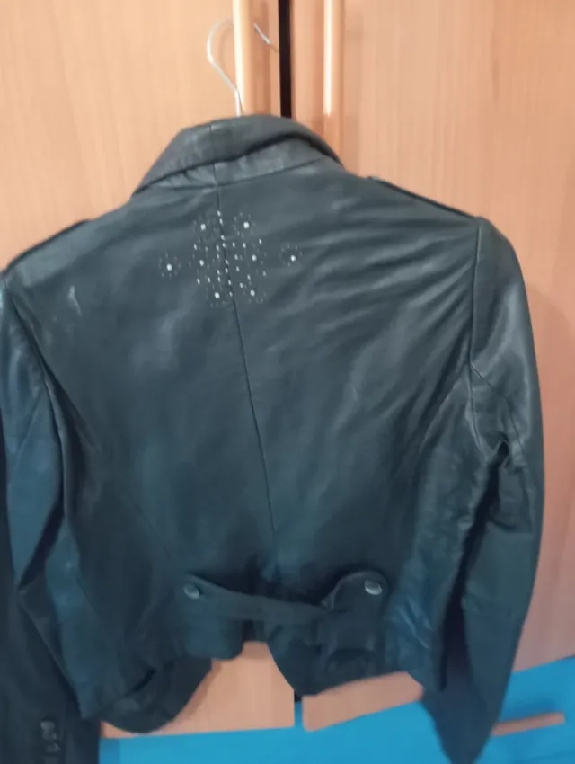 Chaqueta Zara Mujer Talla S Piel Ovina