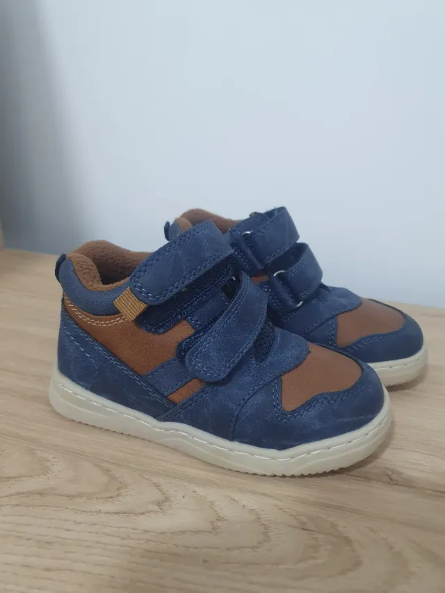 Botas niño/a invierno azul y marrón