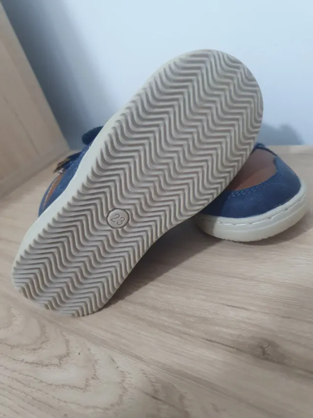 Botas niño/a invierno azul y marrón