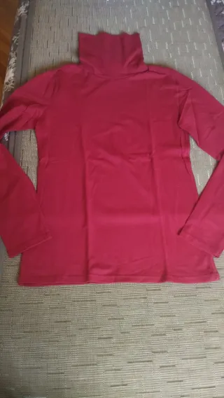 Jersey fino cuello cisne mujer