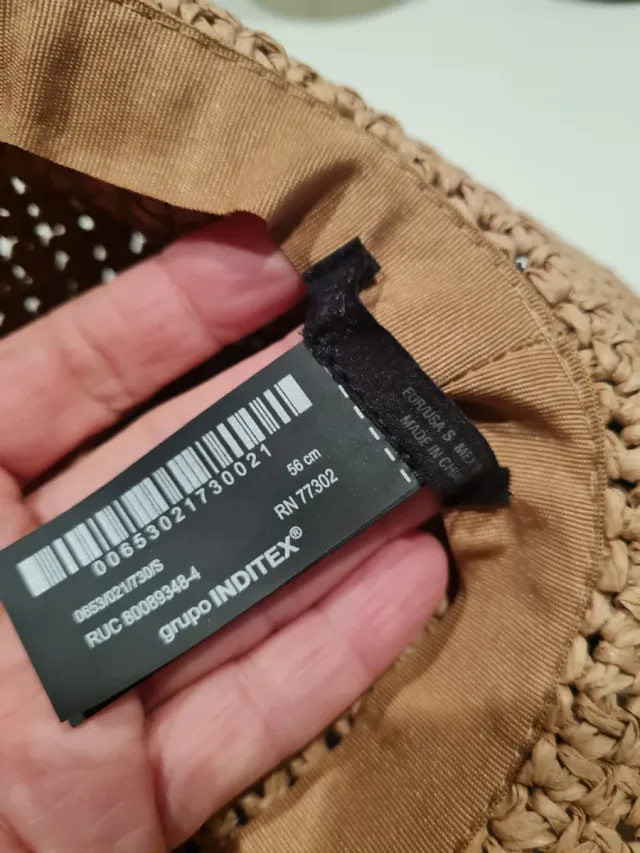 Sombrero de paja chica