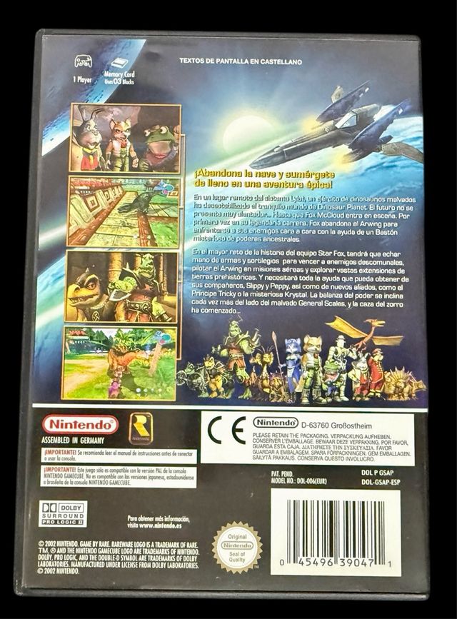 Star Fox Adventures PAL España GameCube