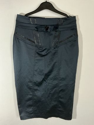 Falda tubo falda lápiz negra Rinascimento