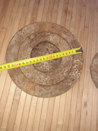 Lote 2 aros cocina hierro fundido ver fotos medida