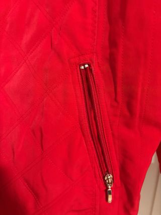 Abrigo Liz Claiborne Rojo