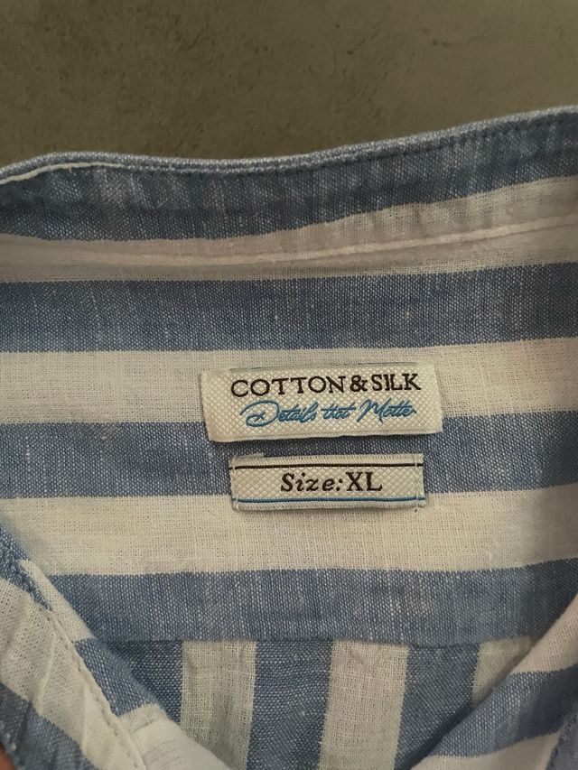 Camicia uomo Cotton & Silk XL