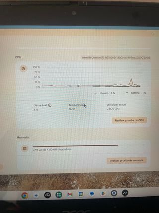 Portátil Acer Chromebook Negro