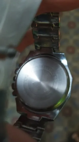 Reloj Orlando Hombre Negro y Plateado