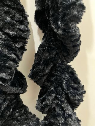 Sciarpa nera elegante