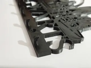 Portachiavi da muro Hogwarts 3D nero