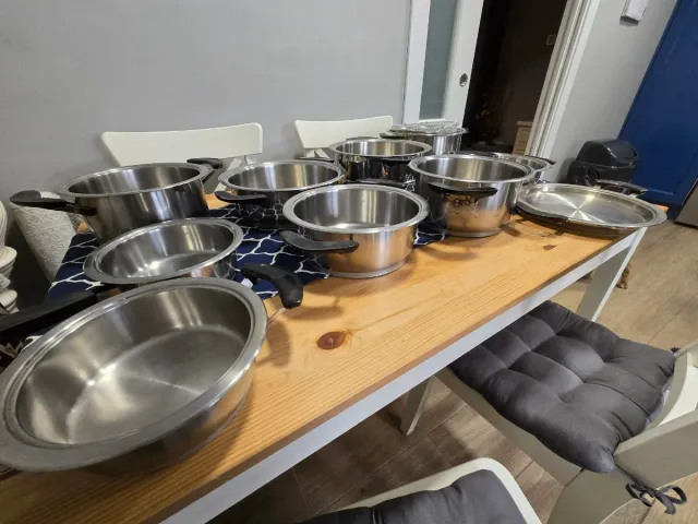 Batería Cocina Acero Inoxidable AMC