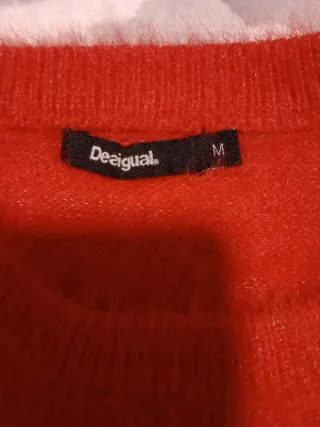 Jersey Desigual Rojo Talla M