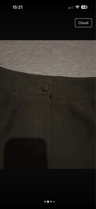 Shorts neri eleganti con tasche