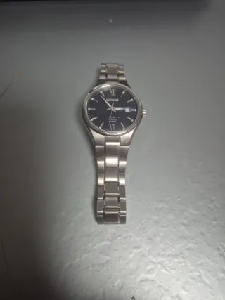 Seiko Solar Titanium Negro