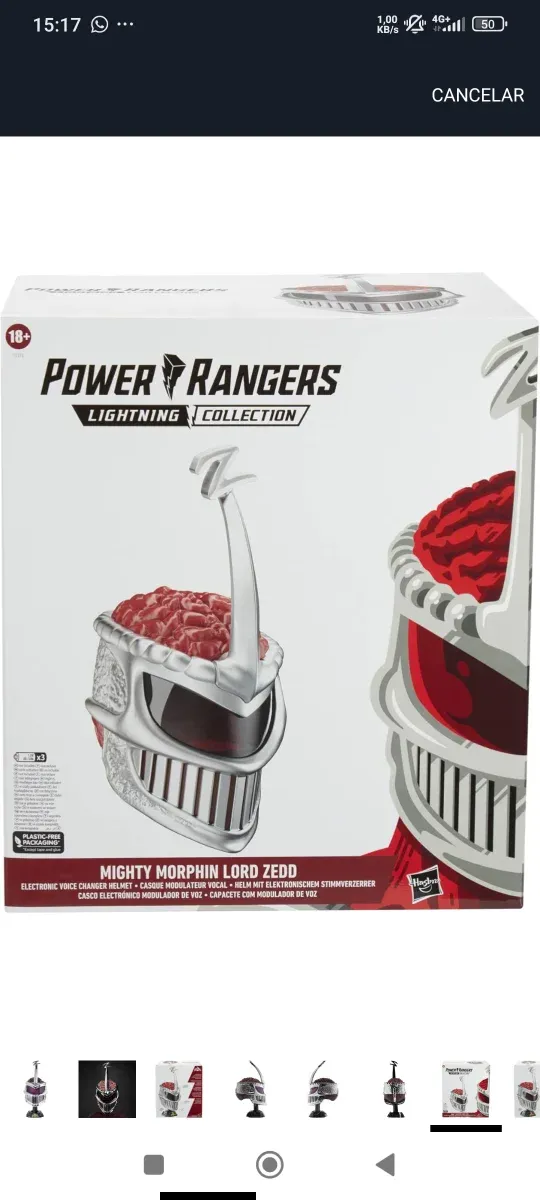 Casco Lord Zedd Hasbro