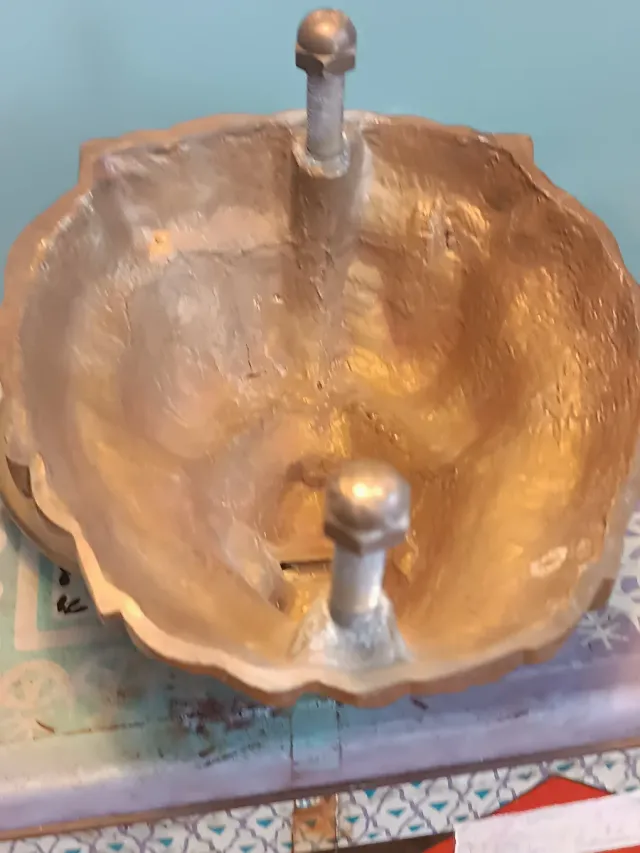 Picaporte / aldaba león bronce