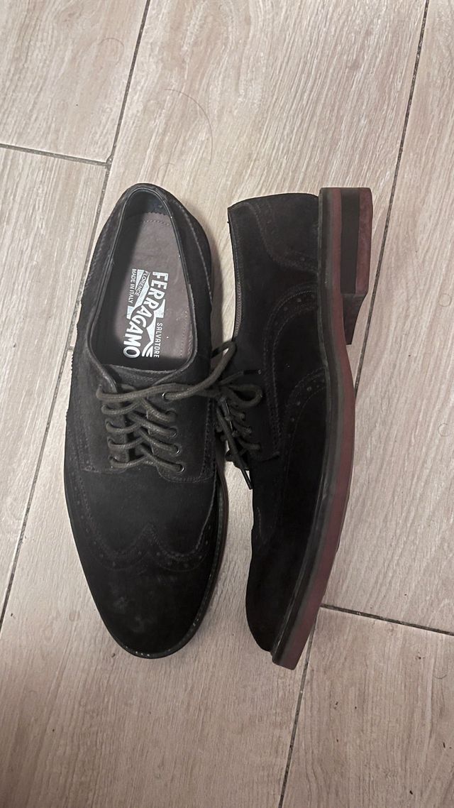 Zapatos Salvatore Ferragamo Negros made in ITALY