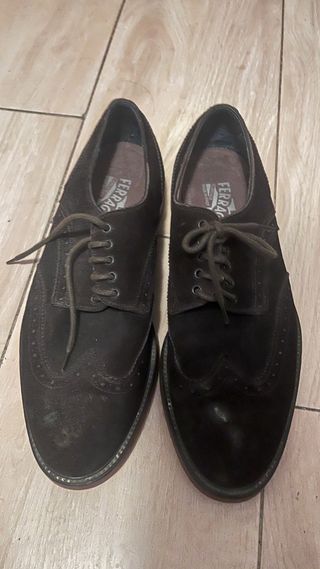 Zapatos Salvatore Ferragamo Negros made in ITALY
