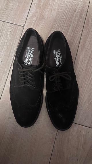Zapatos Salvatore Ferragamo Negros made in ITALY