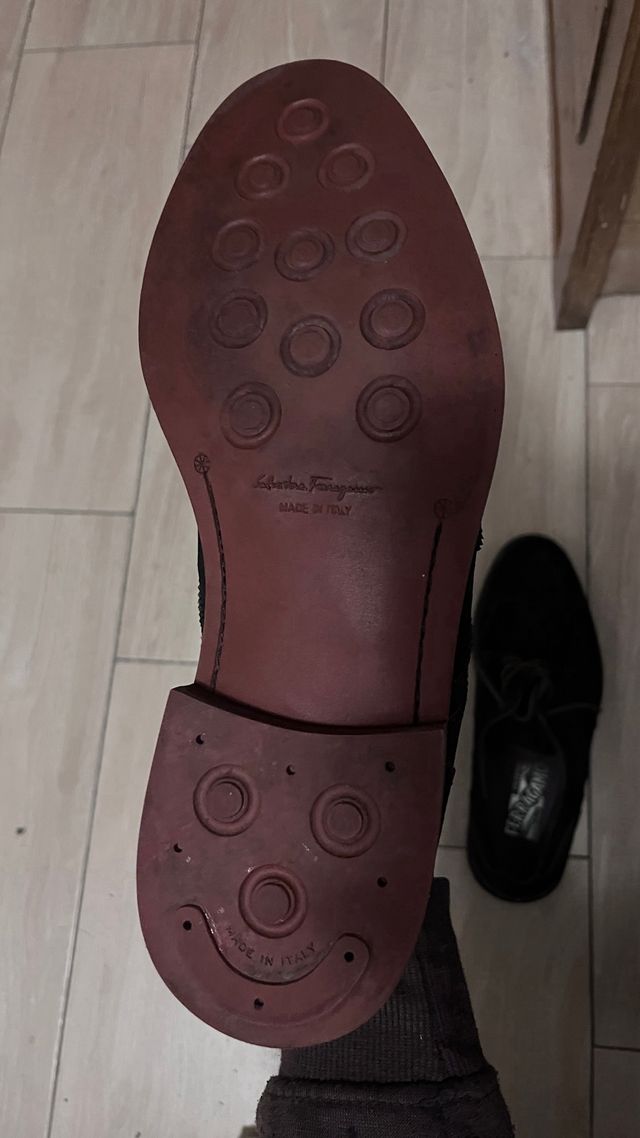 Zapatos Salvatore Ferragamo Negros made in ITALY