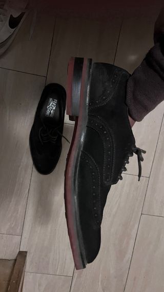 Zapatos Salvatore Ferragamo Negros made in ITALY