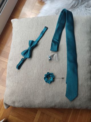 Corbata, Pajarita de niño, Gemelos y flor