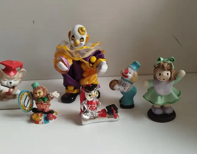 Lotto statuette personaggi vari