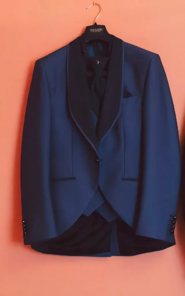 Traje Novio Arax Gazzó Azul