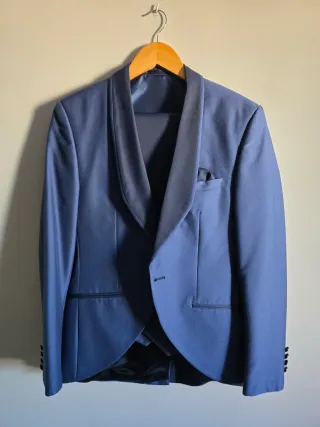 Traje Novio Arax Gazzó Azul