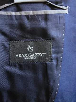 Traje Novio Arax Gazzó Azul