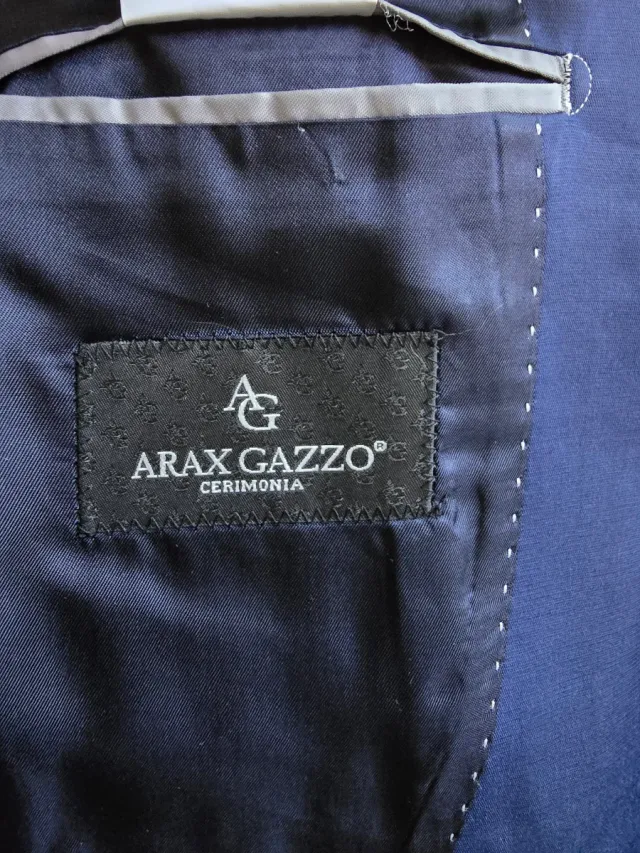 Traje Novio Arax Gazzó Azul
