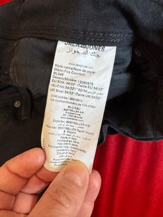 Pantalones Jack & Jones Negros W32