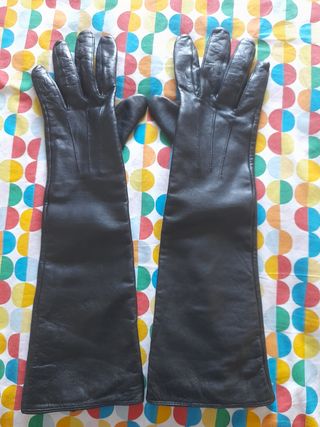 Guantes cuero mujer