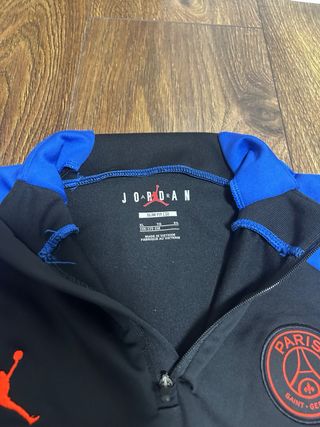Sudadera PSG Jordan Negra Azul Roja
