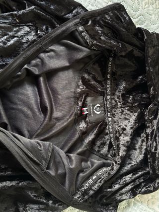 Chándal terciopelo Roone Roman negro