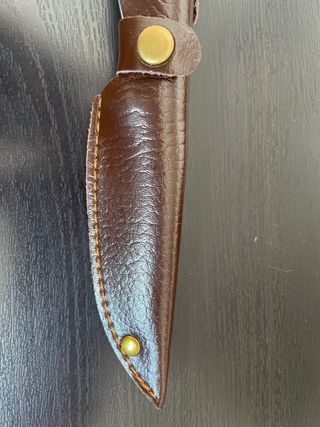 Herramienta de corte con mango azul