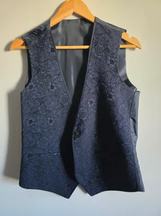 Traje de Novio Arax Gazzó Bordado Azul Marino