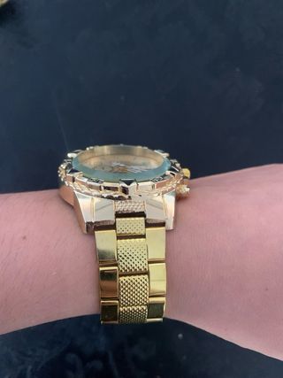 Pack 2 Relojes Geneva Dorados