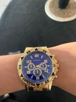 Pack 2 Relojes Geneva Dorados