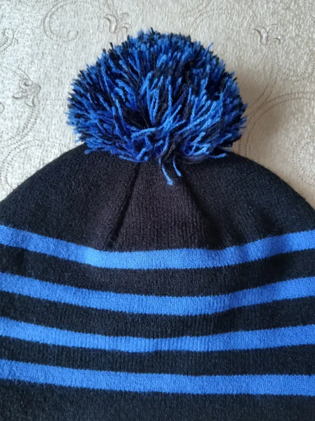 Berretto Inter con pon pon Nike