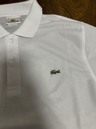 Polo Lacoste Blanco