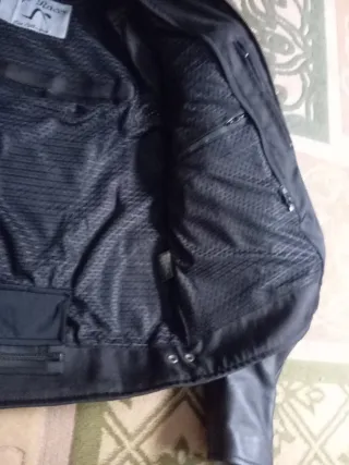 Chaqueta de cuero para motos talla S