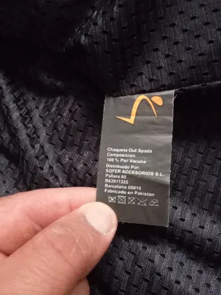 Chaqueta de cuero para motos talla S