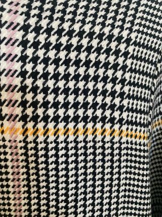 Vestido Zara cuadros manga larga XS