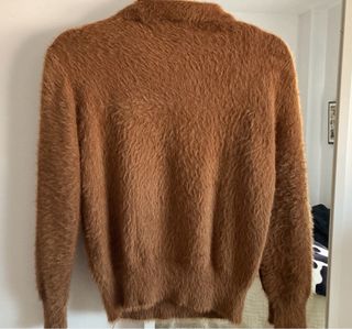 Jersey pelo marrón Zara Talla L