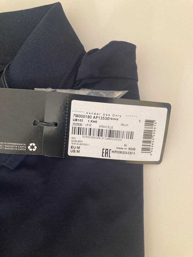 Polo EA7 Emporio Armani nuevo con etiqueta