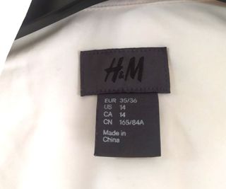 Camisa de vestir H&M blanca