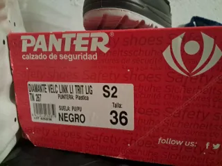 Zapatos de seguridad PANTER negros
