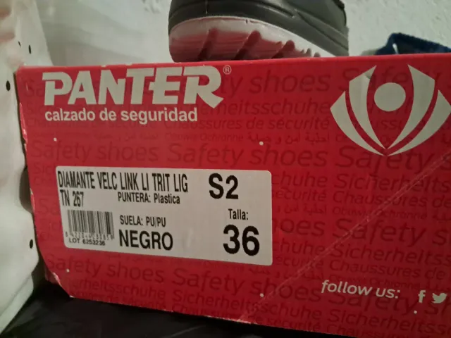 Zapatos de seguridad PANTER negros